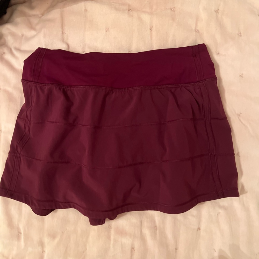 Lululemon Pace Rival Mid Rise Skirt 12 inch size 4